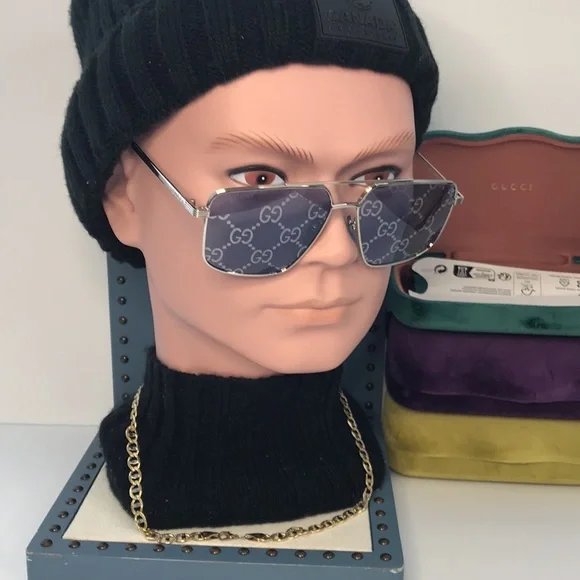 Gucci | Accessories | Authentic Gucci Blue Logo Navigator